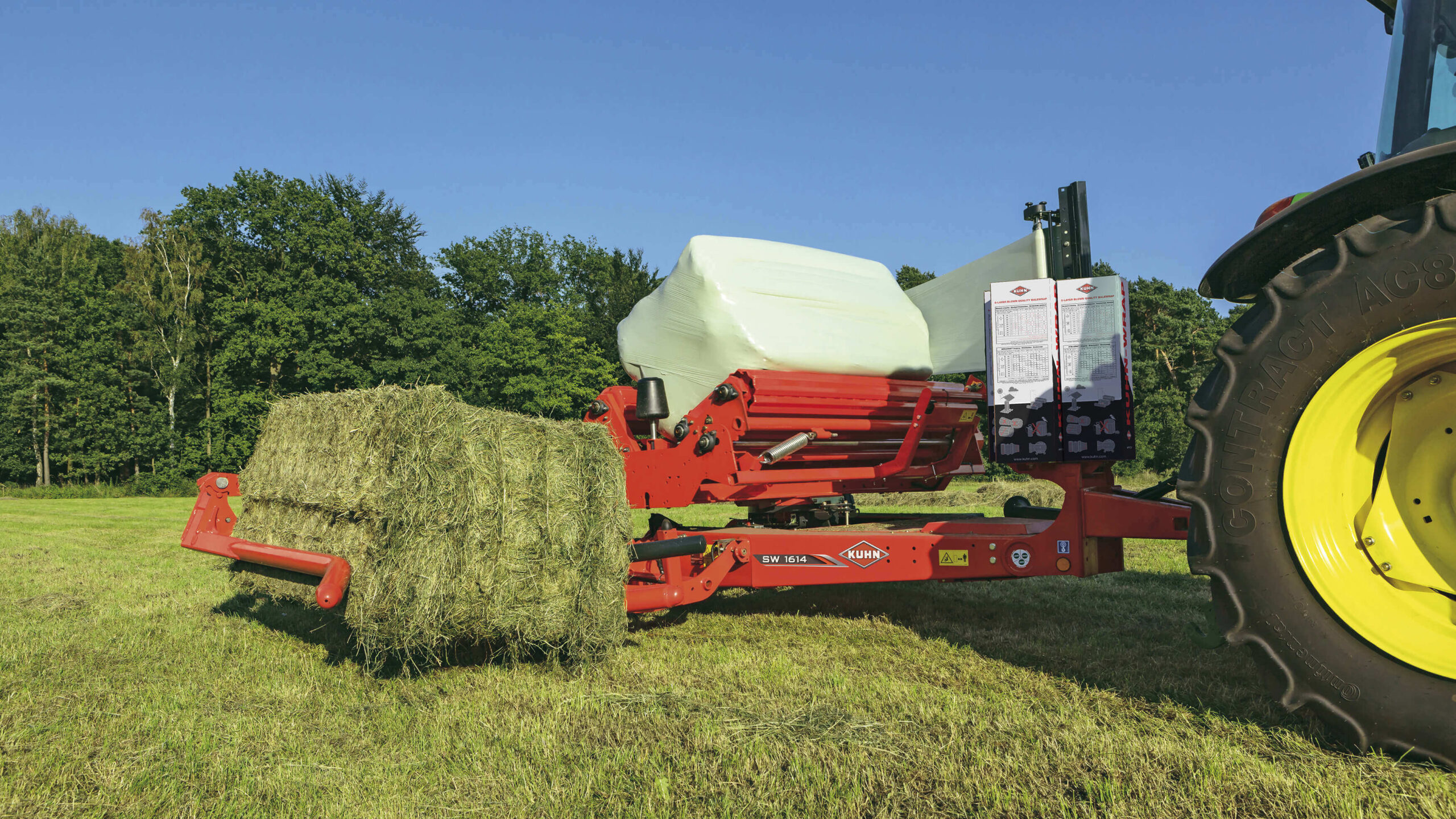 KUHN SW 1614 - getrokken zelfladende balenwikkelaar - Afbeelding 4