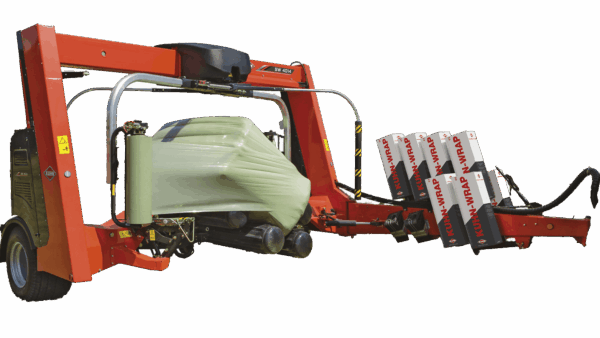 KUHN SW 4014 - zelfladende wikkelaar voor ronde en vierkante balen