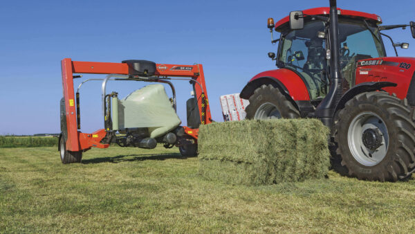 KUHN SW 4014 - zelfladende wikkelaar voor ronde en vierkante balen