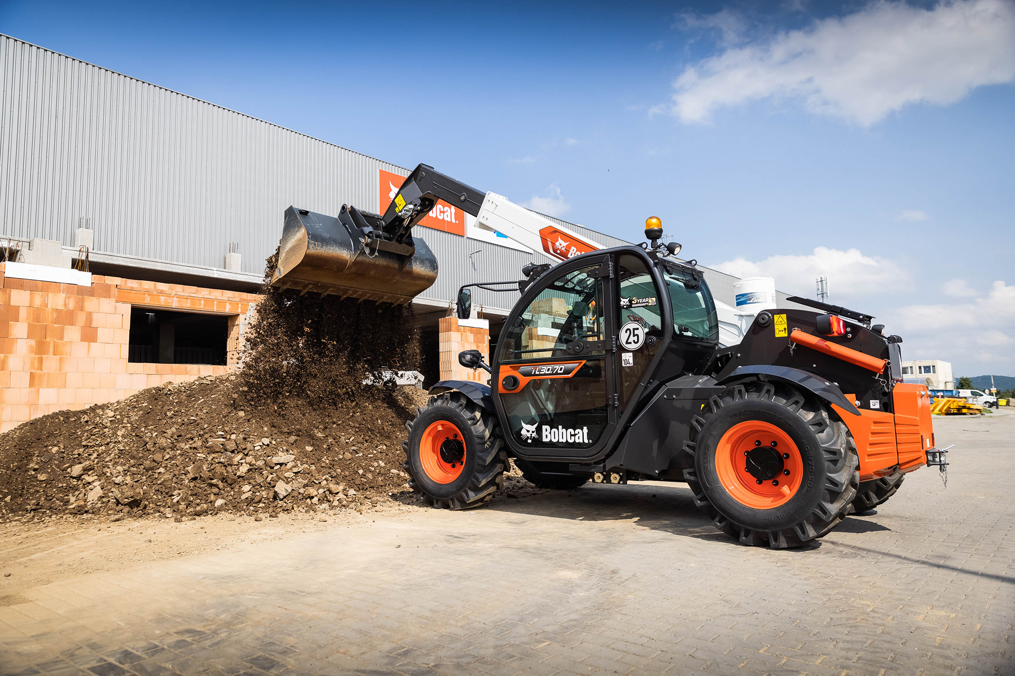 Bobcat TL30.70 verreiker voor de bouw - Afbeelding 7