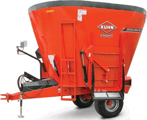 KUHN VS 100 - voermengwagen met één vijzel