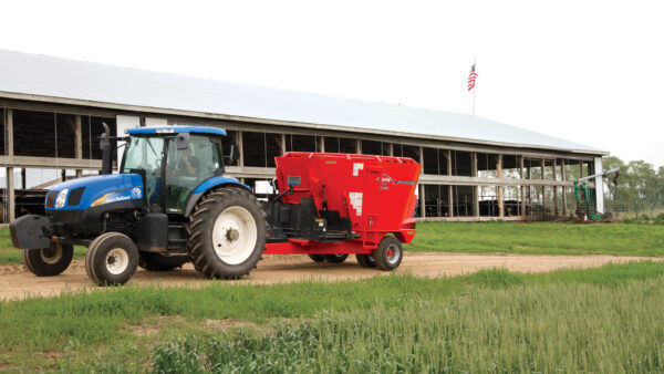 KUHN VSL 200 - voermengwagen met één vijzel