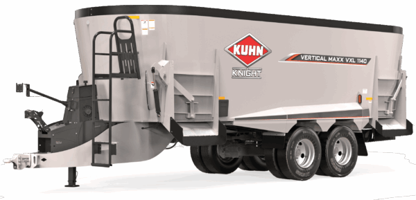 KUHN VXL 100 - voermengwagen met drie vijzels
