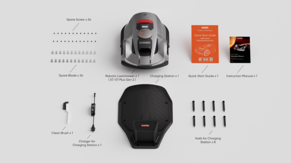Sunseeker X7 / X7 Plus - robotmaaier voor grote tuinen tot 6000 m²